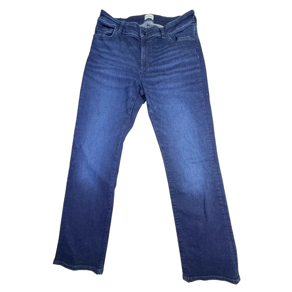 Mustang Crosby Relaxed Straight Jeans Men's 31x30 Dark Wash Stretch Denim